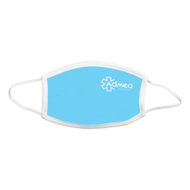 Maseczka ochronna z nadrukiem AdMed niebieska