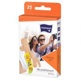 Plastry podróżne z opatrunkiem MATOPAT TRAVEL SET op. 25szt.