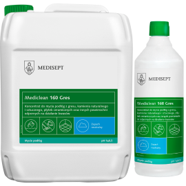 Mediclean MG 160 - preparat do czyszczenia gresu i usuwania soli z posadzek + oświadczenie