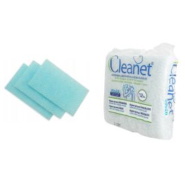 Myjki / ściereczki do mycia ciała nasączone mydłem, 20 cm x 20 cm, Cleanet - op. 12 szt.