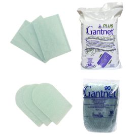 Myjki / rękawice do mycia ciała nasączone mydłem, 15 cm x 22 cm, Gantnet / Gantnet Plus - op. 10 szt./12 szt.