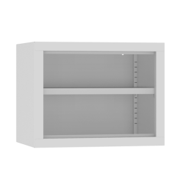 Nadstawka do regału zamkniętego RZ 201 LX, 1 półka, 465 mm x 600 mm x 435 mm, RZ 401 LX