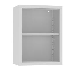 Nadstawka do regału zamkniętego RZ 201 LX, 1 półka, 800 mm x 600 mm x 435 mm, RZ 801 LX