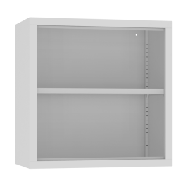 Nadstawka do regału zamkniętego RZ 202 LX, 1 półka, 800 mm x 800 mm x 435 mm, RZ 802 LX