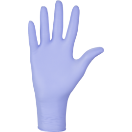 Rękawiczki nitrylowe, bezpudrowe, lawendowe, kategoria III - zwiększona ochrona, Nitrylex Classic Violet, Mercator Medical - op. 100 szt.