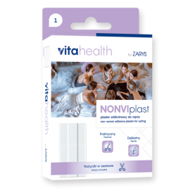 VITAHEALTH NONVIplast - plaster włókninowy z opatrunkiem do cięcia