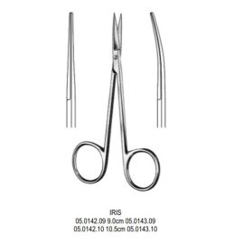 Nożyczki IRIS proste, DELIKATNE  - długość 10,5 cm 