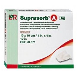 Opatrunek z alginianu wapnia Suprasorb A+Ag, różne rozmiary