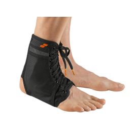 Orteza stabilizująca staw skokowy, na kostkę, ze sznurowaniem i bocznymi wzmocnieniami, czarna, SWEDE-O-UNIVERSAL Sporlastic