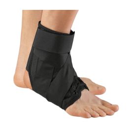 Orteza stabilizująca staw skokowy, na kostkę, ze sznurowaniem i pasem w kształcie ósemki, czarna, SWEDE-O-UNIVERSAL X8 Sporlastic