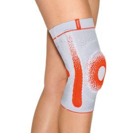 Orteza stawu kolanowego z wkładką AIR-MATRIX, szara, GENU-HIT SUPREME Sporlastic