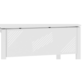 Osłony/blendy do stołów biurowych STB, metalowe, XMST