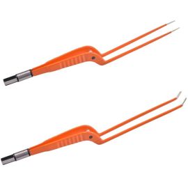 Pęseta bipolarna bagnetowa 20 cm, prosta lub zgięta, Ultra Non-Stick UNS, wielorazowa