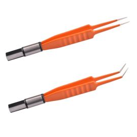 Pęseta bipolarna krótka 11,5 cm, prosta lub zgięta, Ultra Non-Stick UNS, wielorazowa