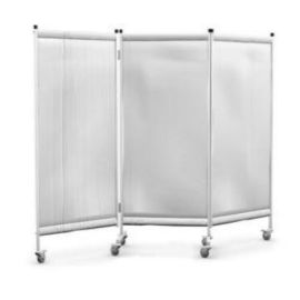 Parawan mobilny trzyskrzydłowy - PJ-03KO -  3 sztuki: 70x170 cm