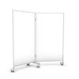 Parawan mobilny dwuskrzydłowy PJ-02ST - Wymiary: 2sztuki: 700x1700 mm