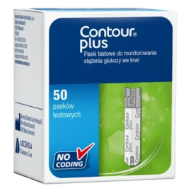 Paski testowe do glukometru Contour Plus - op. 50 szt.