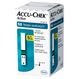 Paski testowe do glukometru Accu-Chek Active - op. 50 szt.