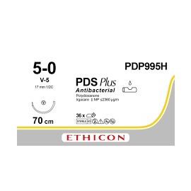 Szew wchłanialny syntetyczny PDS PLUS PDP995H rozm. 0 ; 90cm ; 1/2koła okrągła ; CT-1; fioletowy,