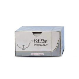 Szew wchłanialny syntetyczny PDS PLUS PDP9238T rozm.1 ; 150cm pętla ; 1/2koła okr. ; TP-1;  fioletowy,