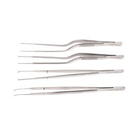Pinceta mikrochirurgiczna Gerald typ: prosta/zagięta/bagnet anatomiczny/bagnet chirurgiczny