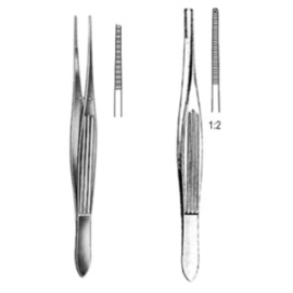 Pinceta McIndoe dł. 15 cm, typ: anatomiczna/chirurgiczna