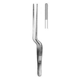 Pinceta uszna Lucae z mikrokońcówką 1 mm, długość 14 cm