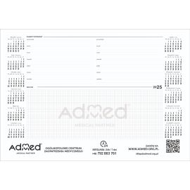 Kalendarz biuwar A2 na biurko (planer) -  26 kartek