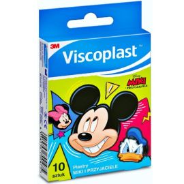 Zestaw plastrów MIKI i PRZYJACIELE Viscoplast 3M - 10szt.