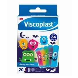 Plastry dla dzieci  Viscoplast™ Monsters - op. 20 szt. 