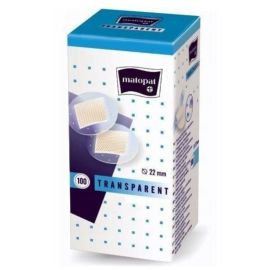 Przezroczyste plastry z opatrunkiem Matopat Transparent ø22mm 100 szt.