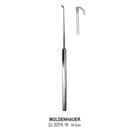 Podważka do ciał obcych Moldenhauer, długość 16 cm