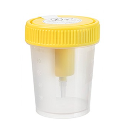 Pojemnik na mocz VACUETTE 100 ml, sterylny, z zakrętką z urządzeniem transferującym - op.  300 szt.