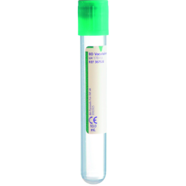 Probówki z heparyną litową , do analizy osocza, BD Vacutainer - op. 100 szt.