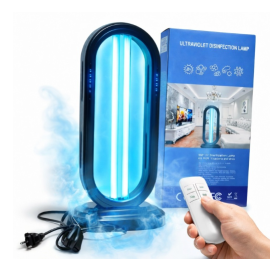 Lampa UV-C 38W, przenośna, sterylizująca z ozonowaniem, zasięg do 60m2