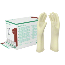 Rękawiczki lateksowe, sterylne, bezpudrowe, Vasco OP ECO B.Braun - 1 para 