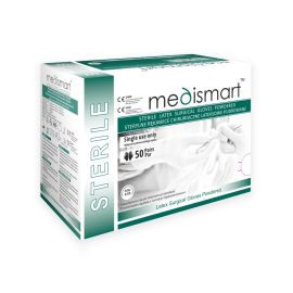 Rękawiczki lateksowe, sterylne, pudrowane, Medismart Powdered, Sorimex - 1 para
