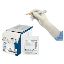 Rękawiczki neoprenowe, sterylne, bezpudrowe, cieliste, ANSELL ENCORE Non-Latex - 1 para 