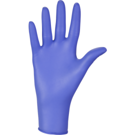 Rękawiczki nitrylowe, bezpudrowe, niebieskie, Nitrylex Basic, Mercator Medical, op. 100 szt.