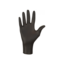 Rękawiczki nitrylowe, bezpudrowe, czarne, kategoria III - zwiększona ochrona, Nitrylex Black, Mercator Medical, op. 100 szt.