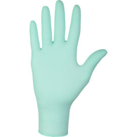 Rękawiczki nitrylowe, bezpudrowe, zielone (miętowe), kategoria III - zwiększona ochrona, Nitrylex Green, Mercator Medical, op. 100 szt.