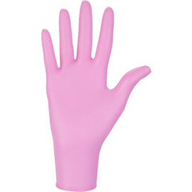 Rękawiczki nitrylowe, bezpudrowe, jasnoróżowe, kategoria III - zwiększona ochrona, Nitrylex Pink, Mercator Medical, op. 100 szt.