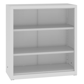 Regał zamknięty, 2 półki, 1040 mm x 1000 mm x 435 mm, RZ 103 LX