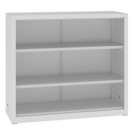 Regał zamknięty, 2 półki, 1040 mm x 1200 mm x 435 mm, RZ 107 LX