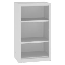 Regał zamknięty, 2 półki, 1040 mm x 600 mm x 435 mm, RZ 101 LX