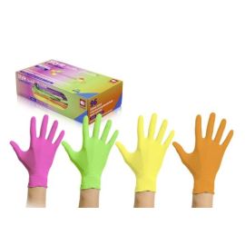 Rękawiczki nitrylowe, bezpudrowe, kolorowe, Style Tutti Frutti Med-Comfort, AMPri - op. 96 szt.