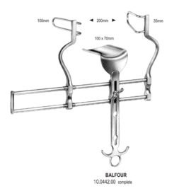 Retraktor Balfour 100x35x200mm