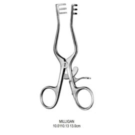 Rozwieracz Milligon, ząbki tępe, 3x3 - długość 13 cm