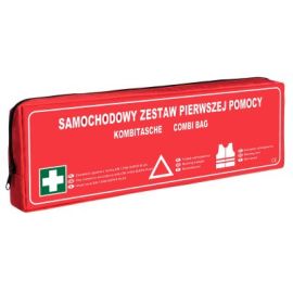 Samochodowy zestaw pierwszej pomocy SUPER BAG DIN 13164 PLUS