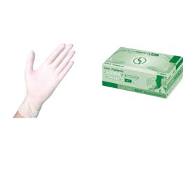Rękawiczki lateksowe, pudrowane, białe, Sempercare LATEX - op. 100 szt.